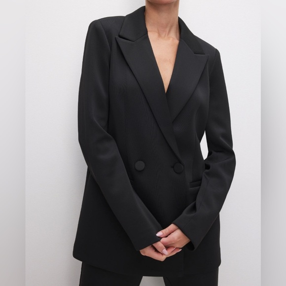 GOOD AMERICAN good scuba boss blazer 2.0 in black size 4 - Picture 1 of 14
